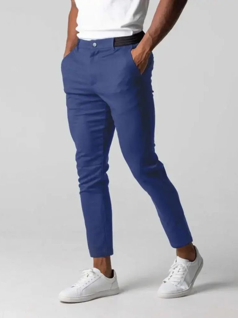 Stretchy Slim Trousers - Brooksfor