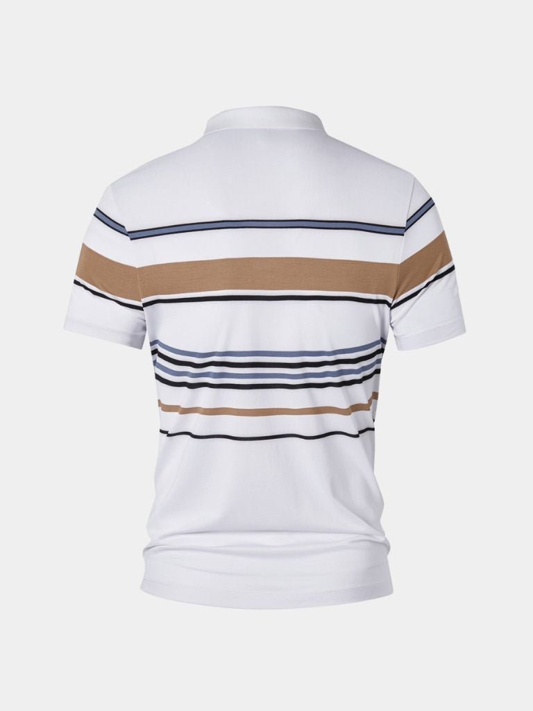 Sunset Stripe Polo - Brooksfor