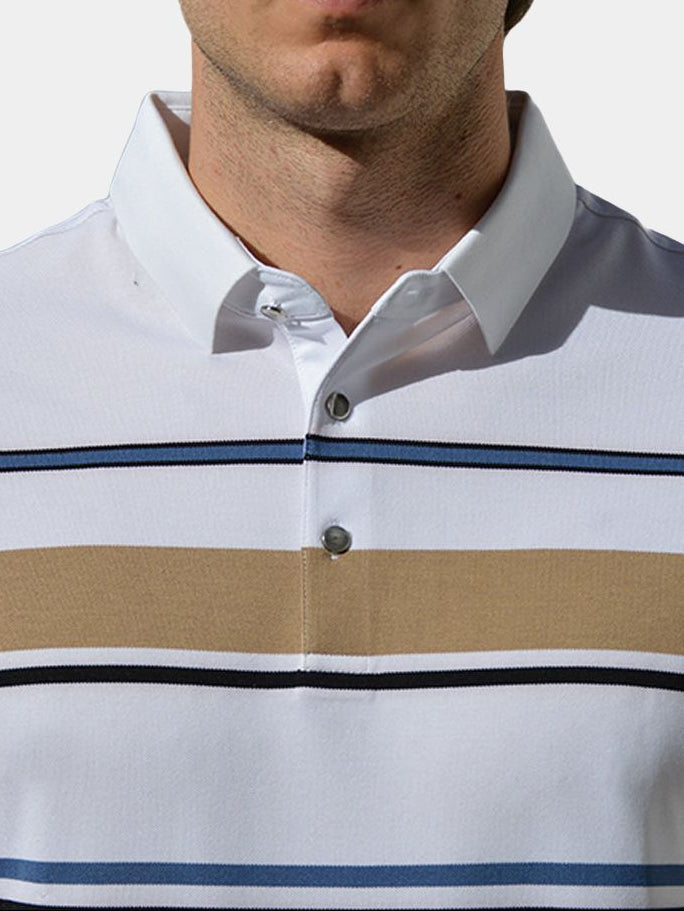 Sunset Stripe Polo - Brooksfor