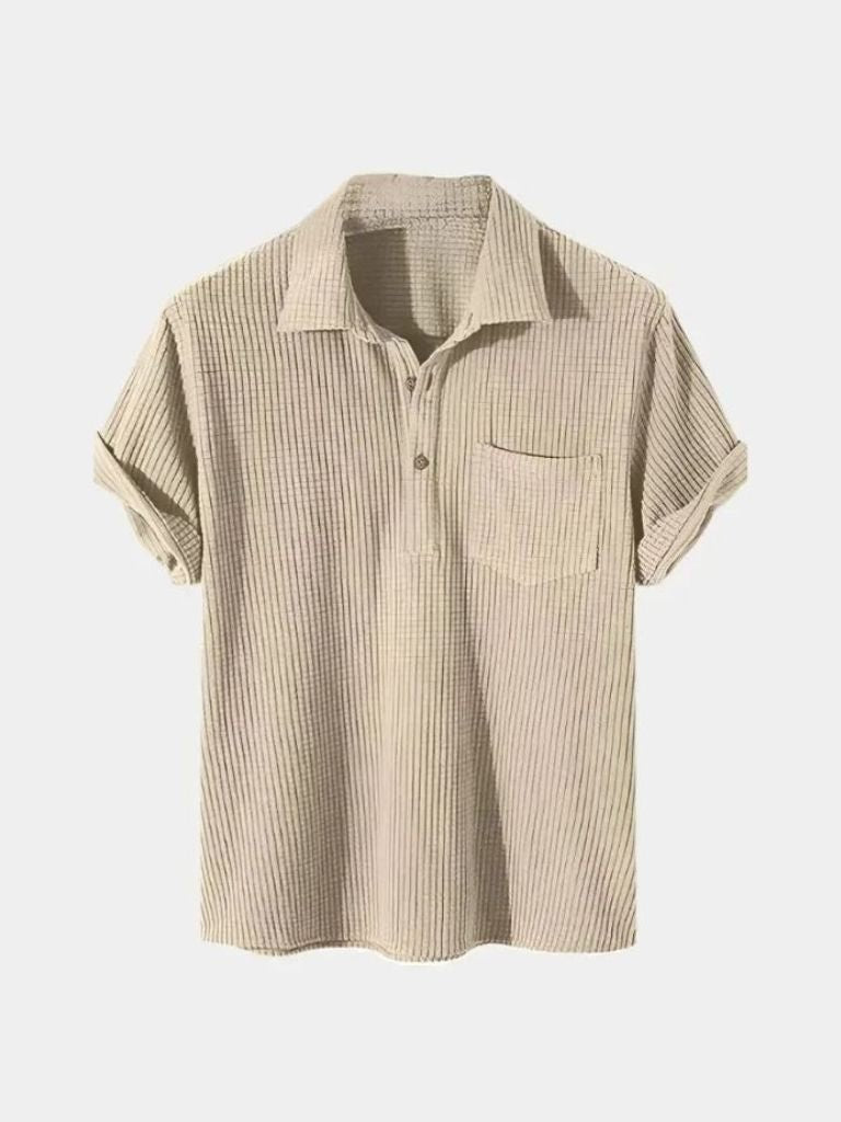 Textured Short Sleeve Shirt - Brooksfor