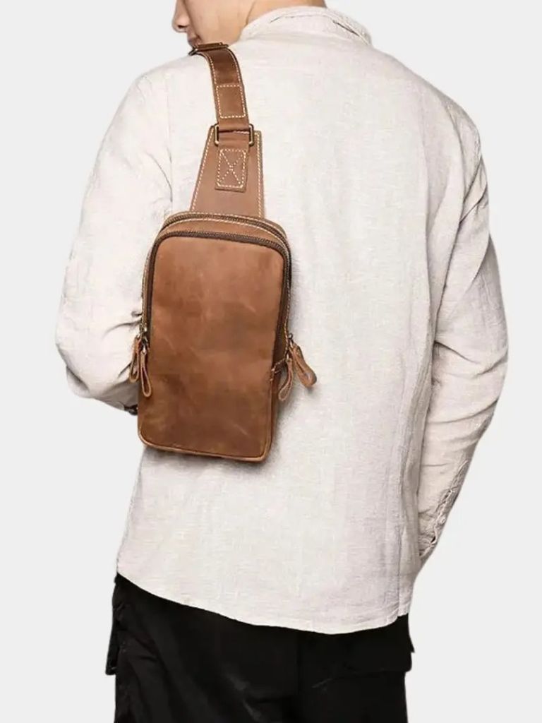 The Vanguard Leather Bag - Brooksfor