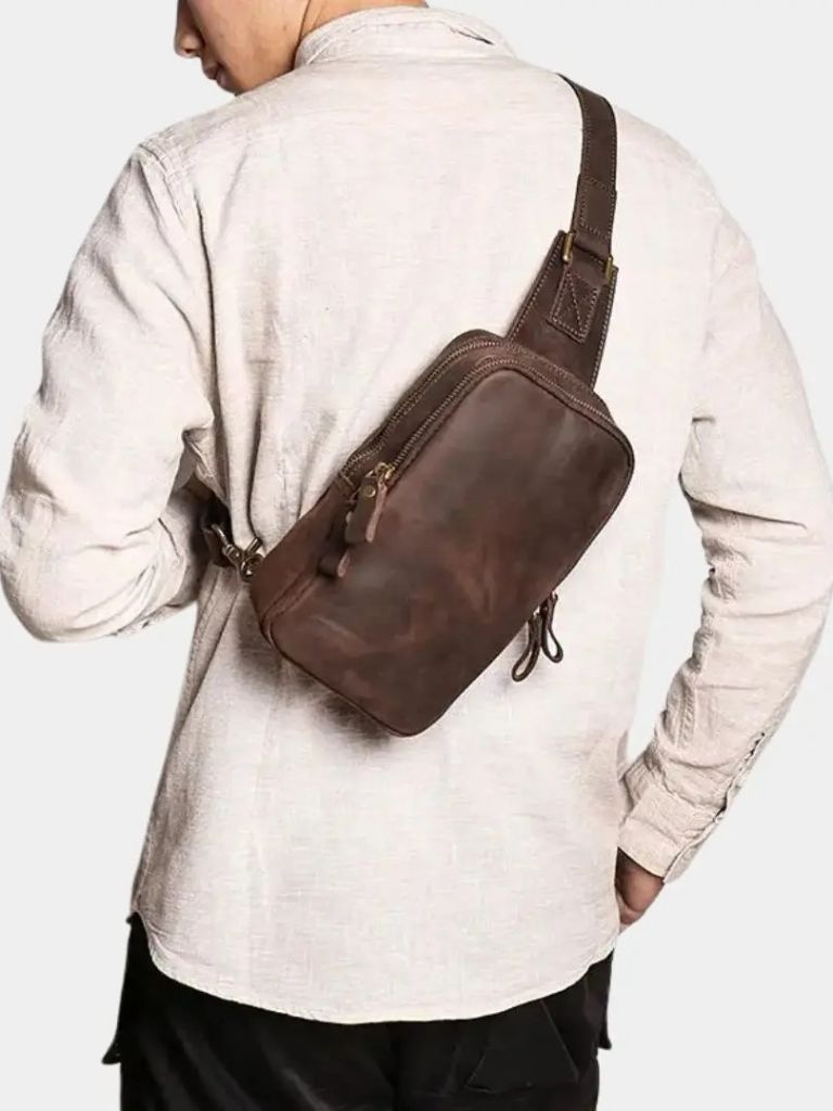 The Vanguard Leather Bag - Brooksfor