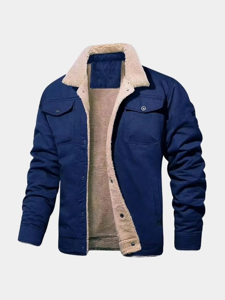 Vintage Fleece Bomber Jacket - Brooksfor