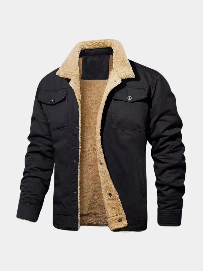 Vintage Fleece Bomber Jacket - Brooksfor