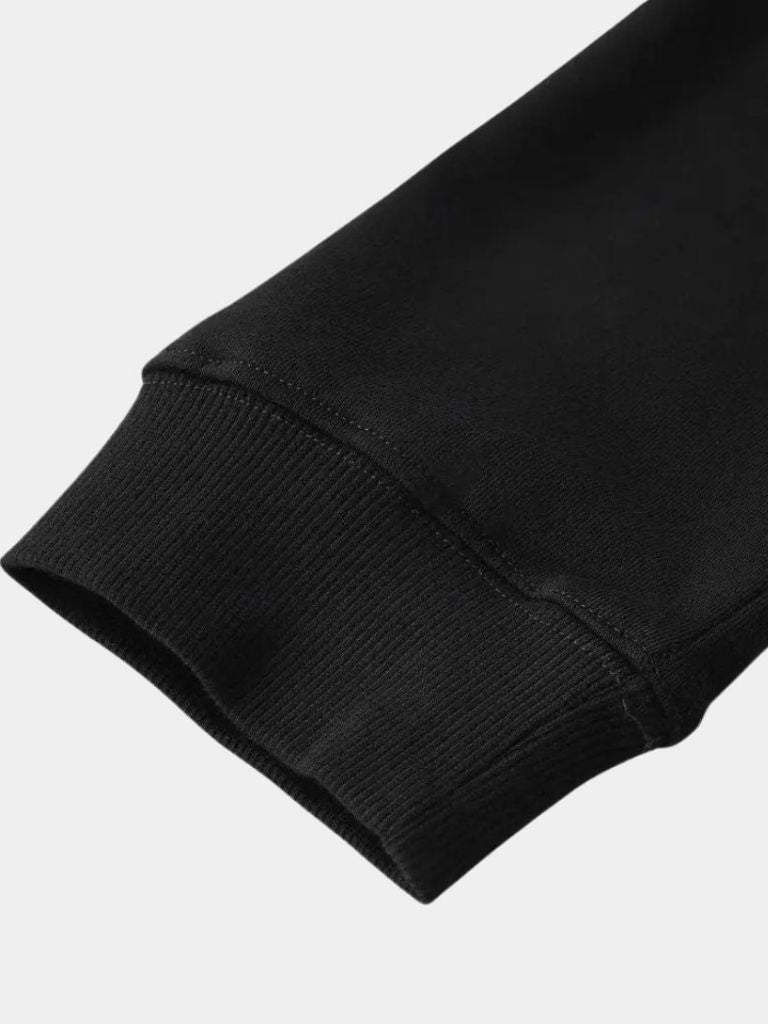 Zip Black Lapel Sports Sweatshirt - Brooksfor