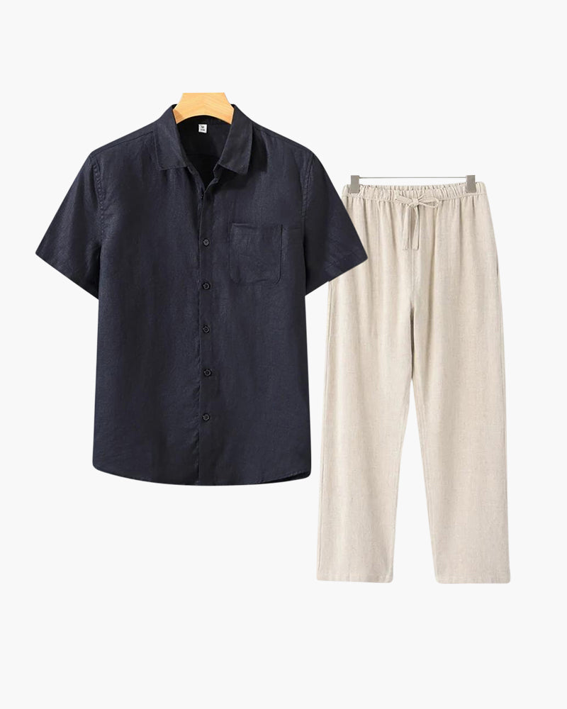 Linen Combo (Shortsleeve) - Brooksfor