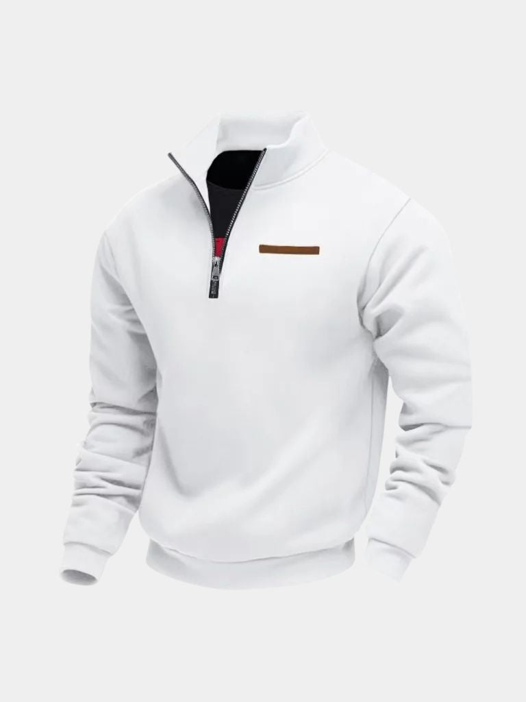 Slate Urban High Collar Pullover - Brooksfor