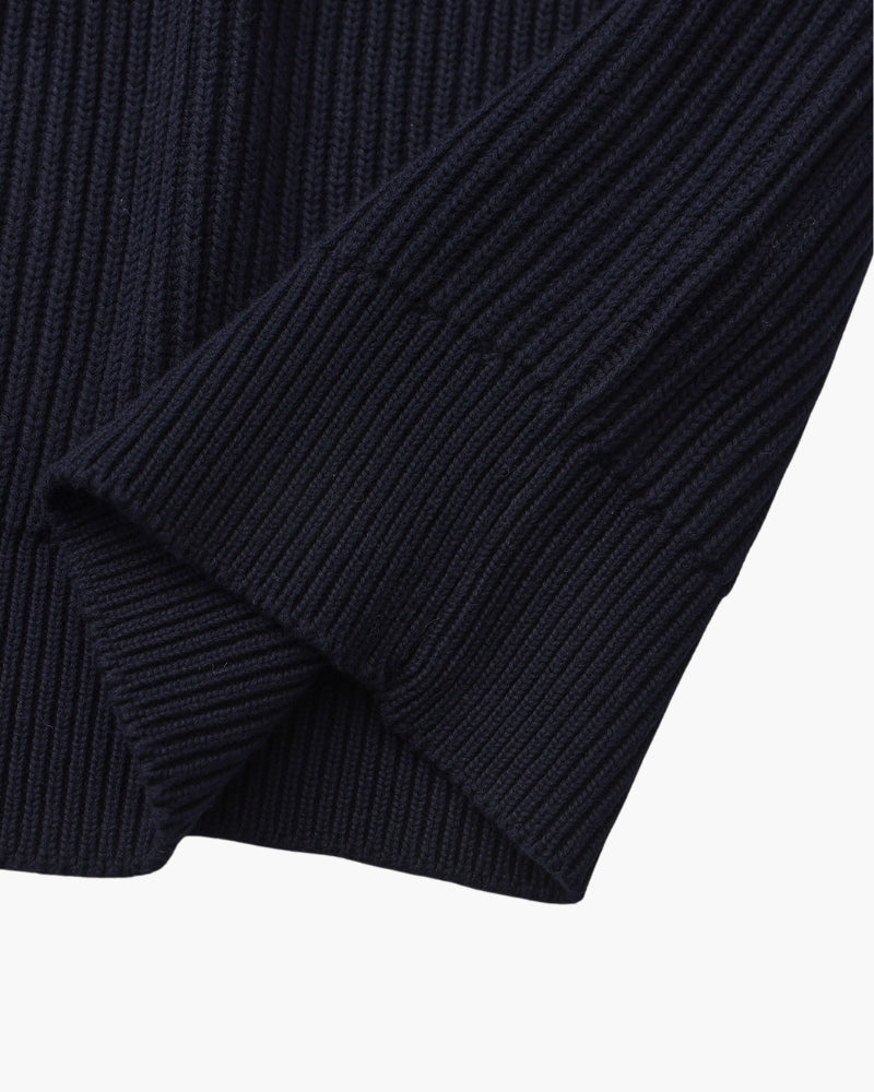 Rib Knit Crewneck - Brooksfor