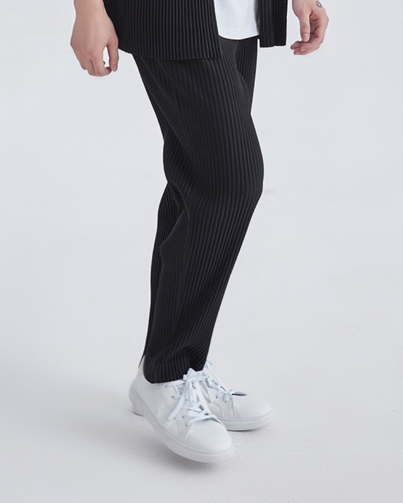 Ribbed Cotton Pantalon - Brooksfor