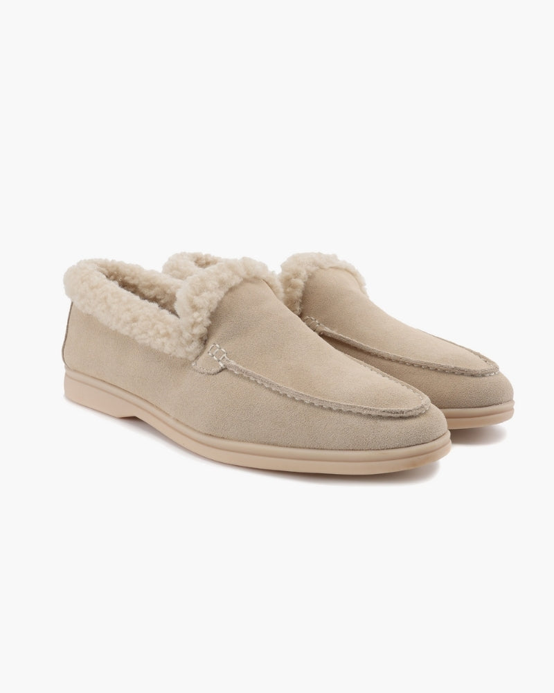 Fur-Lined Premium Loafers - Brooksfor