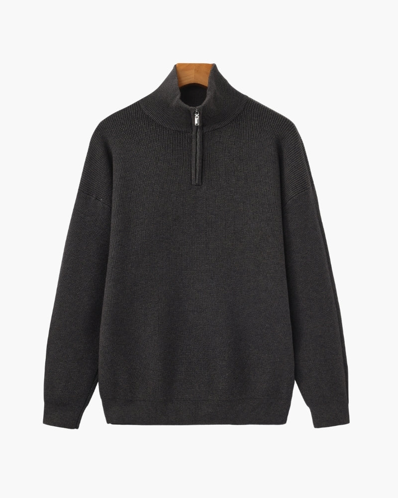 Refined Half-Zip Knit Pullover - Brooksfor