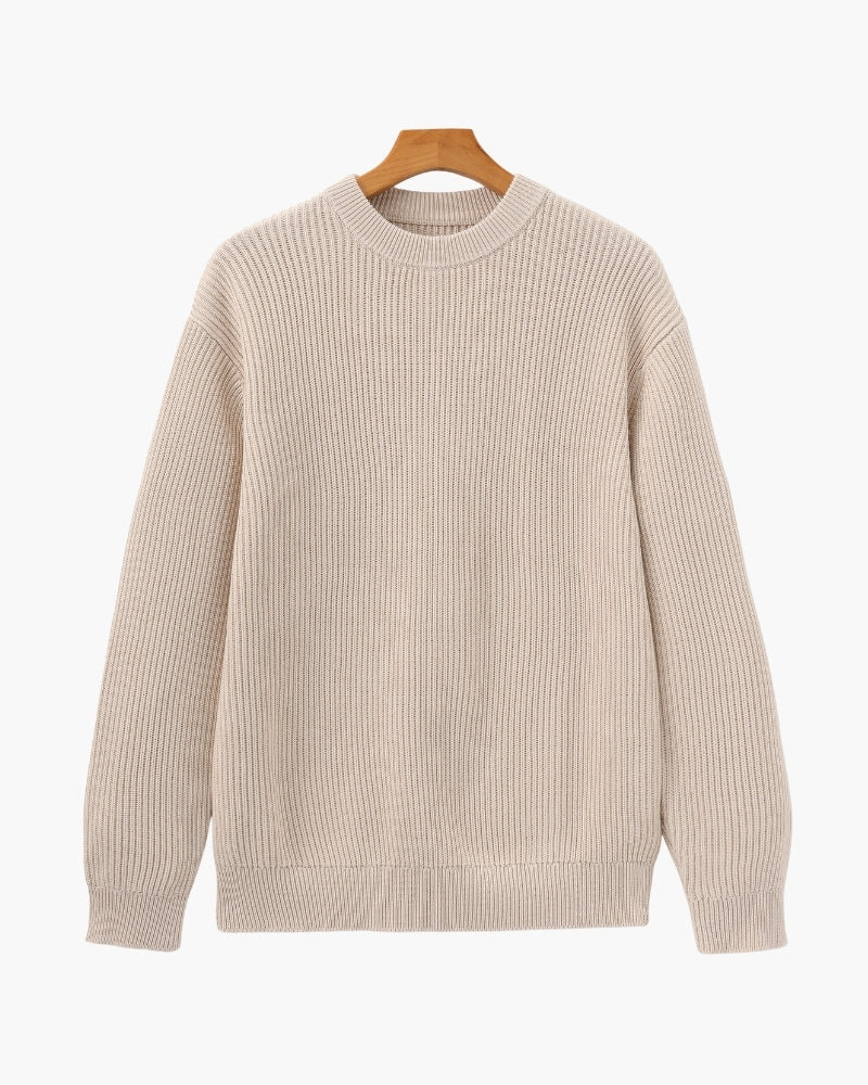 Rib Knit Crewneck - Brooksfor