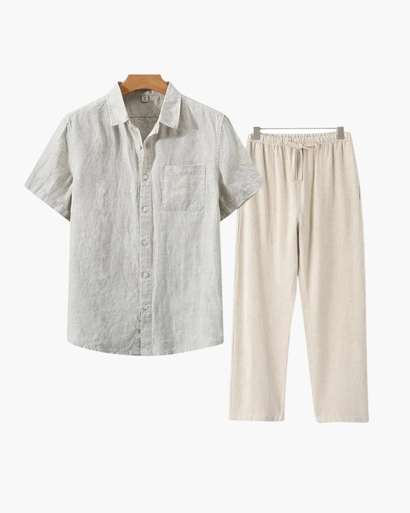 Linen Combo (Shortsleeve) - Brooksfor
