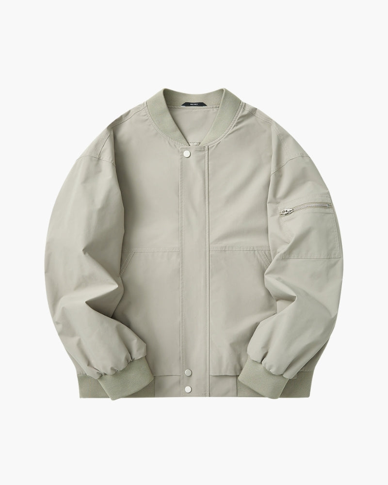 Minimalist Bomber Jacket - Brooksfor