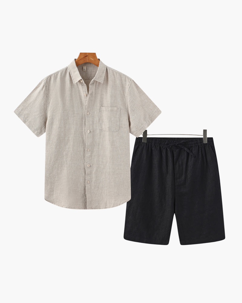Linen Combo (Shorts) - Brooksfor