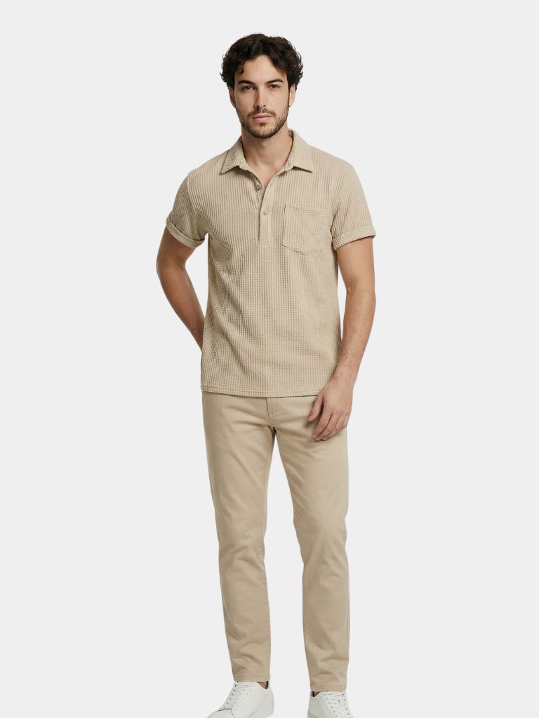 Textured Short Sleeve Shirt - Brooksfor