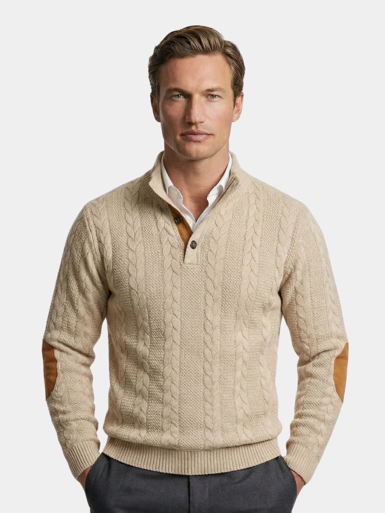 Timberline Long Collar Knit Sweater - Brooksfor