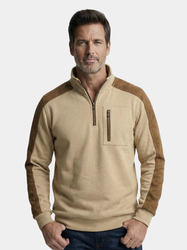Urban Explorer High Collar Quarter Zip Pullover - Brooksfor