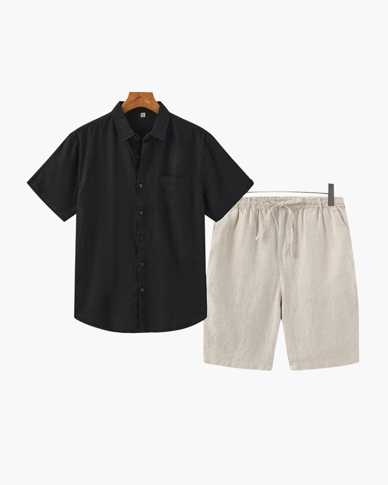 Linen Combo (Shorts) - Brooksfor