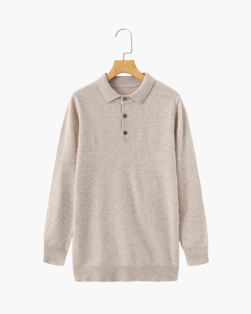 100% Cashmere Polo - Brooksfor