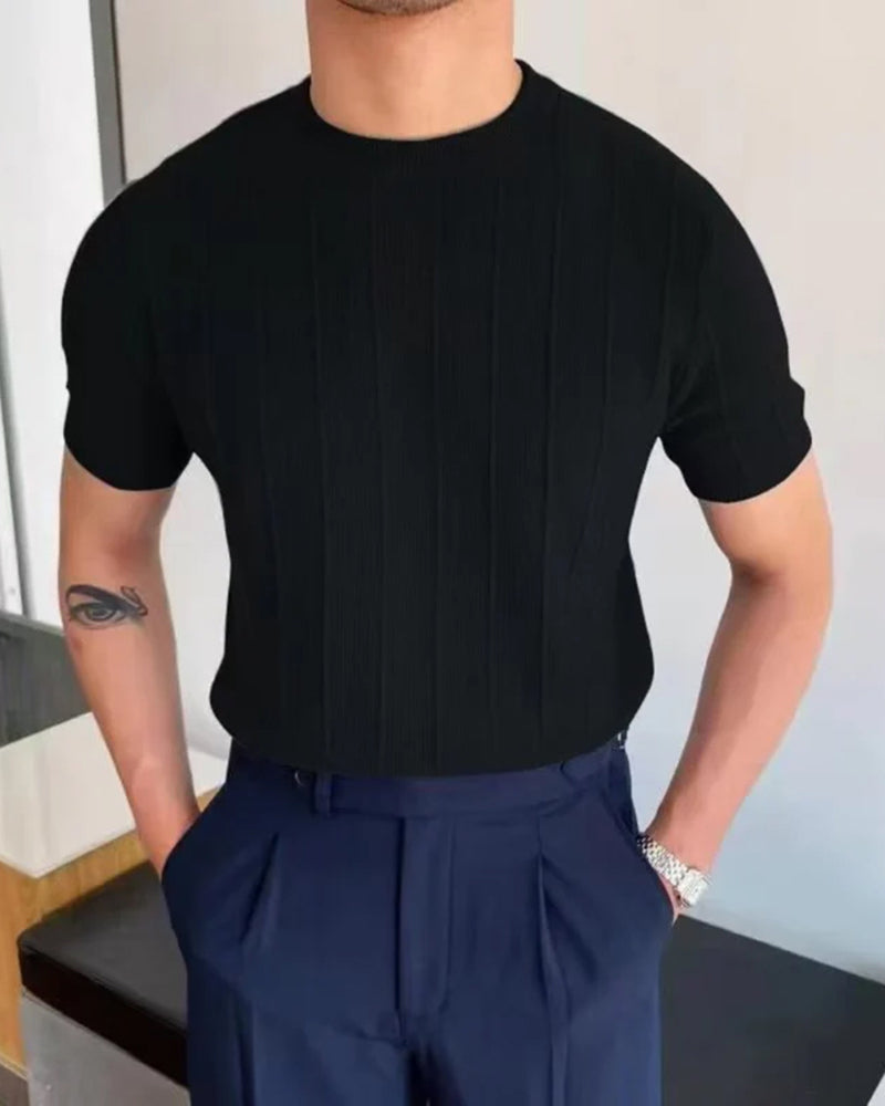 Cannes Ribbed T-Shirt - Brooksfor