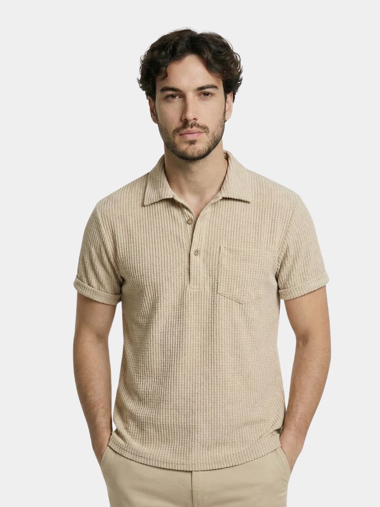 Textured Short Sleeve Shirt - Brooksfor