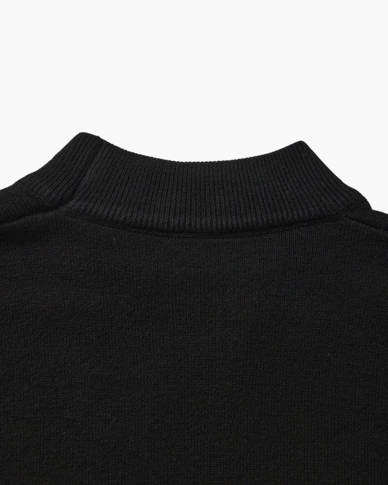 Essential Ribbed Mock Neck Sweater - Brooksfor