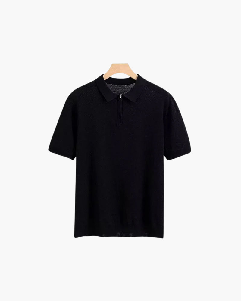 Marbella Zip Up Polo - Brooksfor