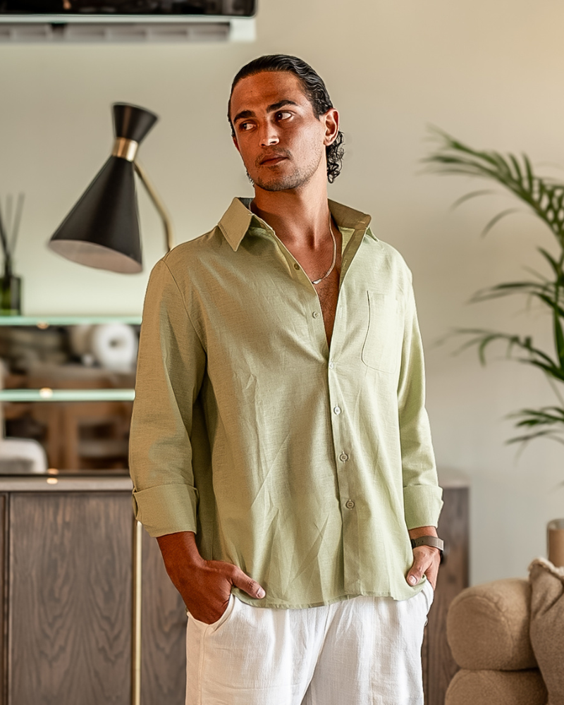 Cape Town - 100% Linen Shirt - Brooksfor