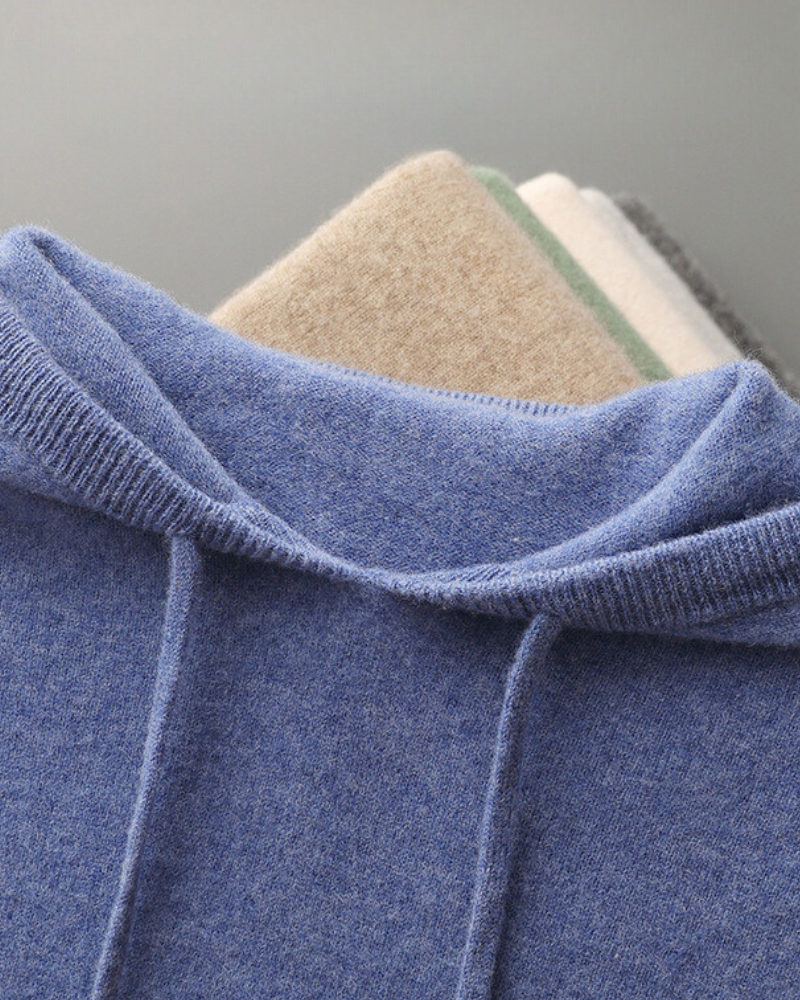 100% Cashmere Hoodie - Brooksfor
