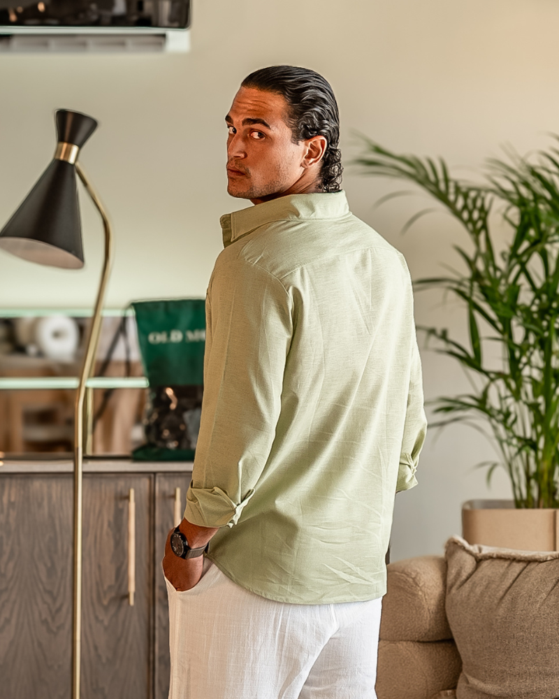 Cape Town - 100% Linen Shirt - Brooksfor