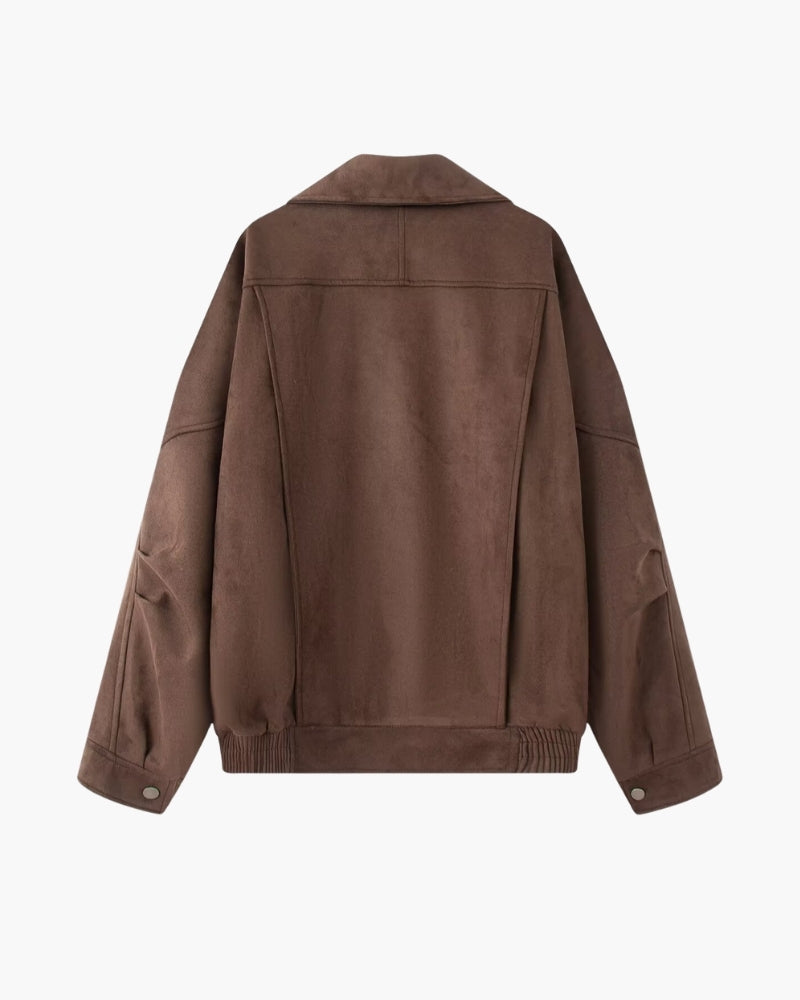 Vintage Suede Drape Jacket - Brooksfor
