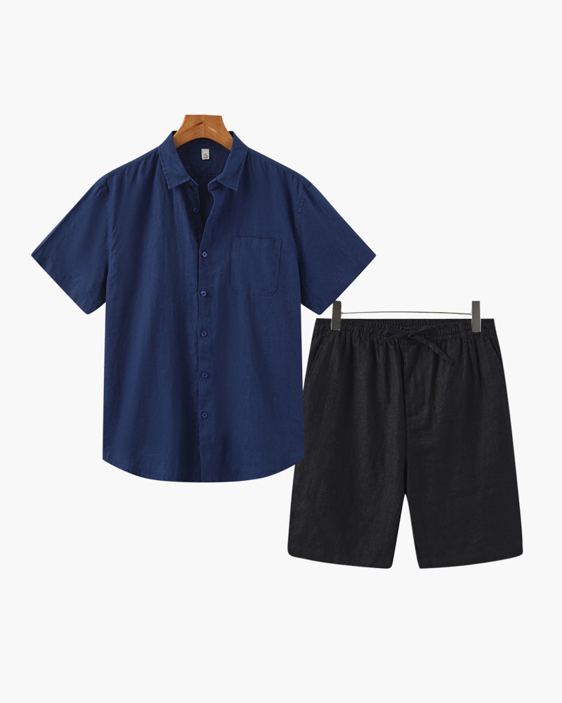 Linen Combo (Shorts) - Brooksfor