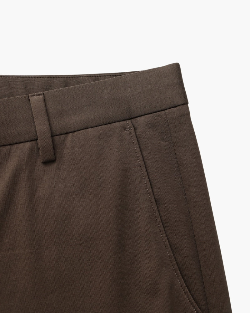 Wool Blend Trousers - Brooksfor