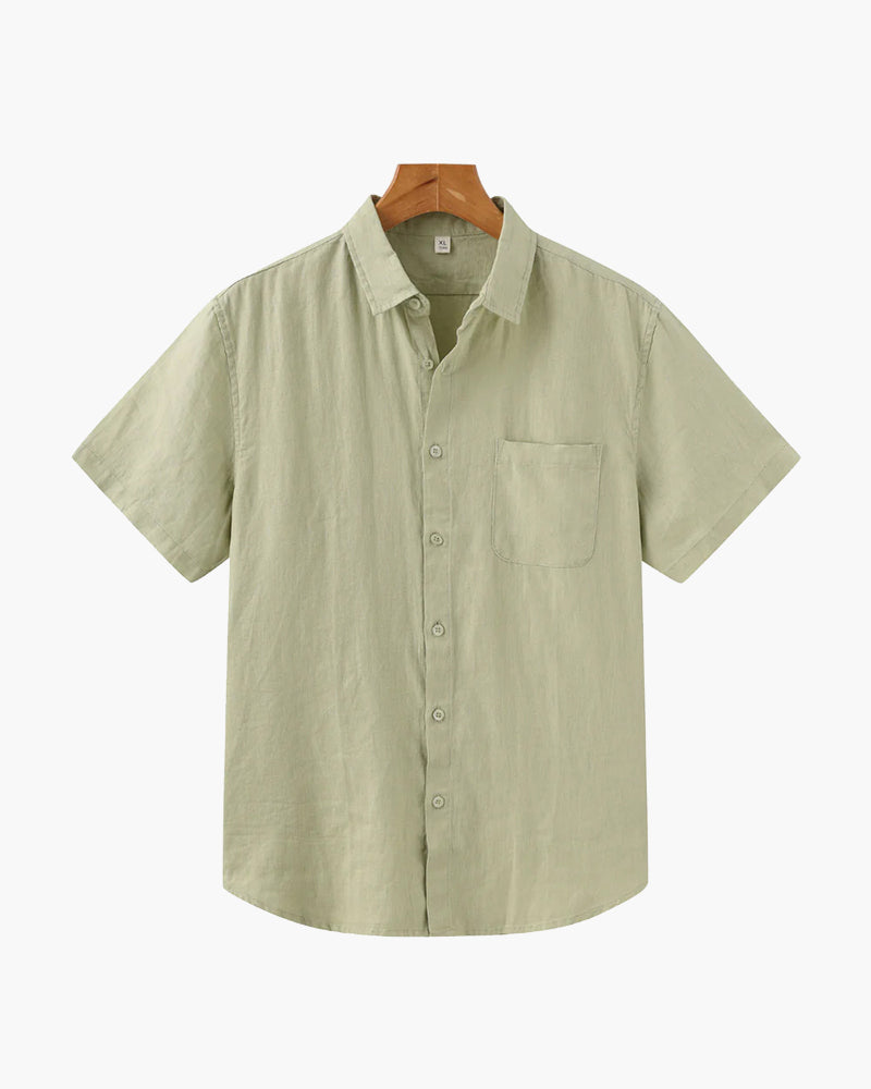 Cape Town - Linen Shirt (Shortsleeve) - Brooksfor