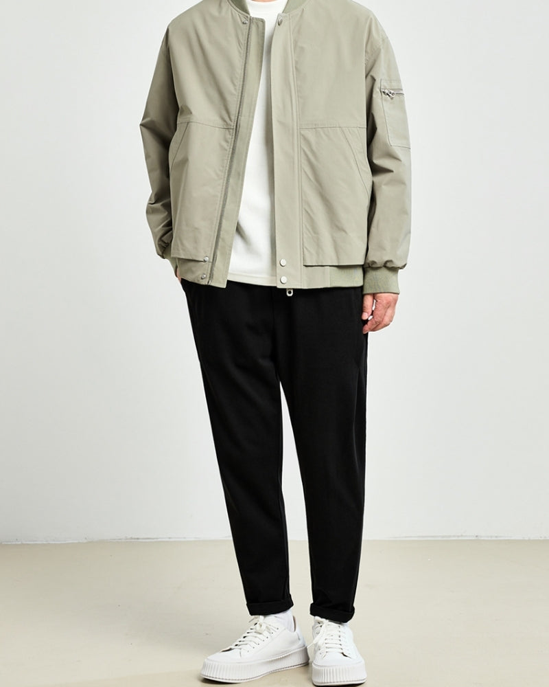 Minimalist Bomber Jacket - Brooksfor