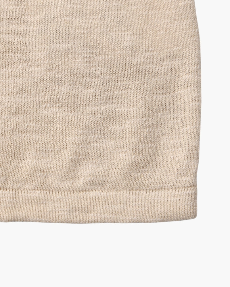 Linen Cotton Essential Crewneck - Brooksfor