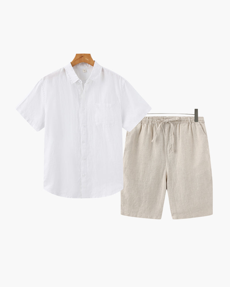 Linen Combo (Shorts) - Brooksfor