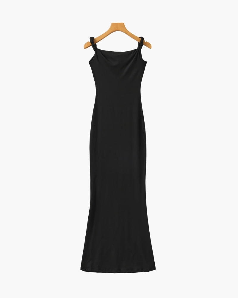 One-Shoulder Bodycon Long Dress - Brooksfor