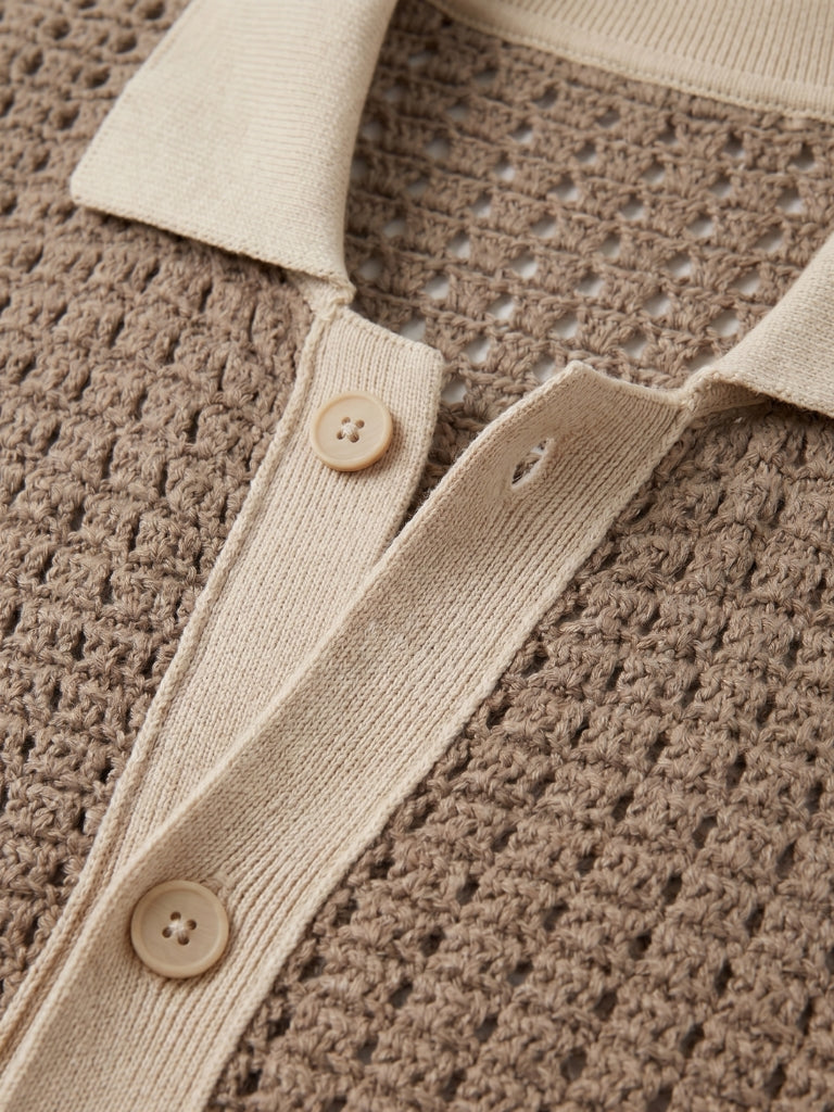 Structured Panel Resort Shirt - Brooksfor