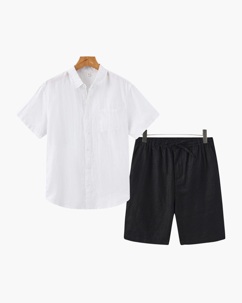 Linen Combo (Shorts) - Brooksfor