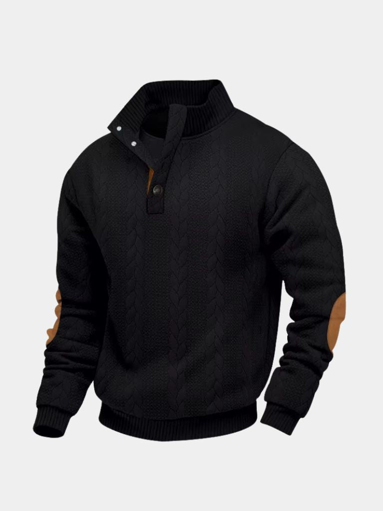 Timberline Long Collar Knit Sweater - Brooksfor