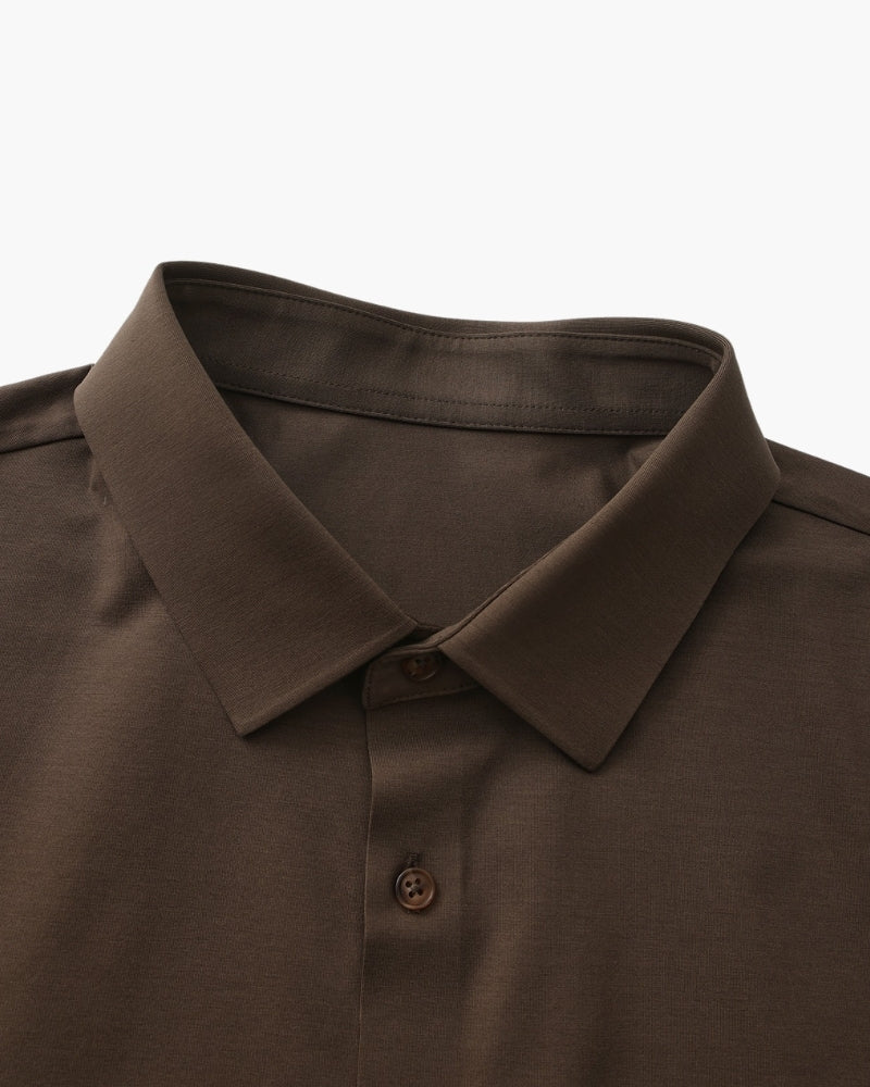Tailored Cotton Flex Shirt - Brooksfor