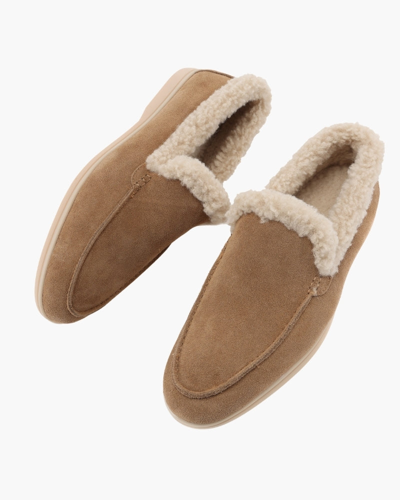Fur-Lined Premium Loafers - Brooksfor