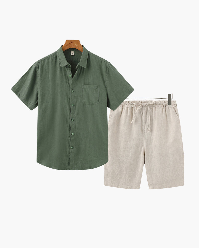 Linen Combo (Shorts) - Brooksfor