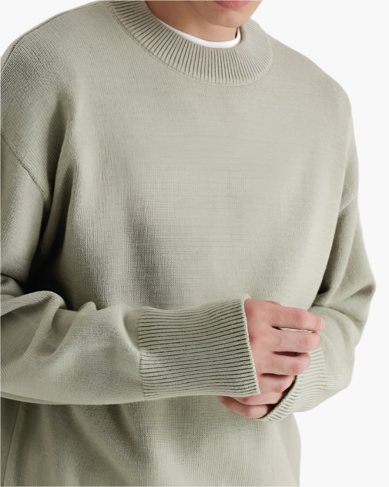 100% Premium Wool Turtleneck - Brooksfor