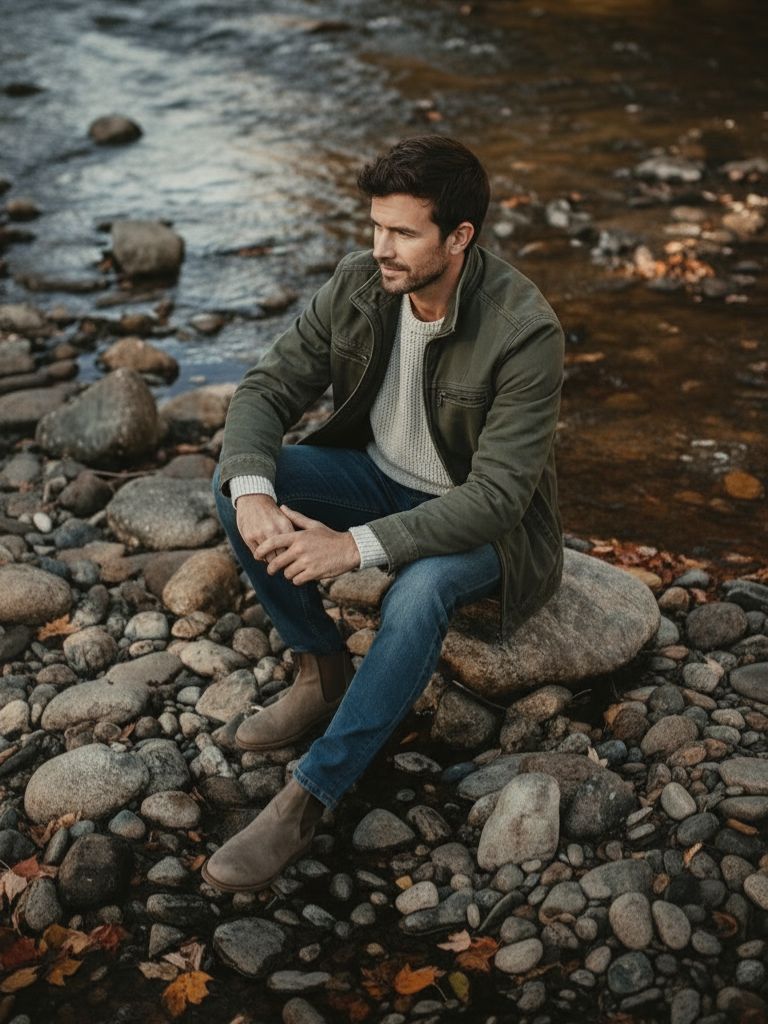 Valmont Vintage Olive Field Jacket - Brooksfor