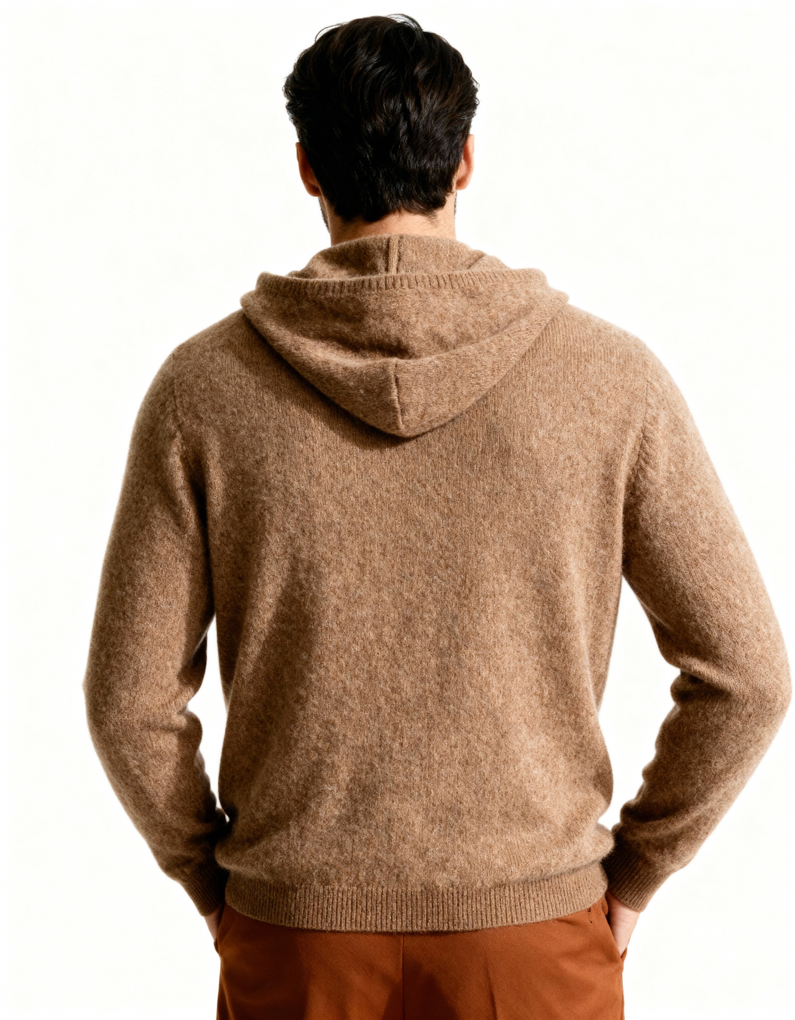 100% Cashmere Hoodie - Brooksfor