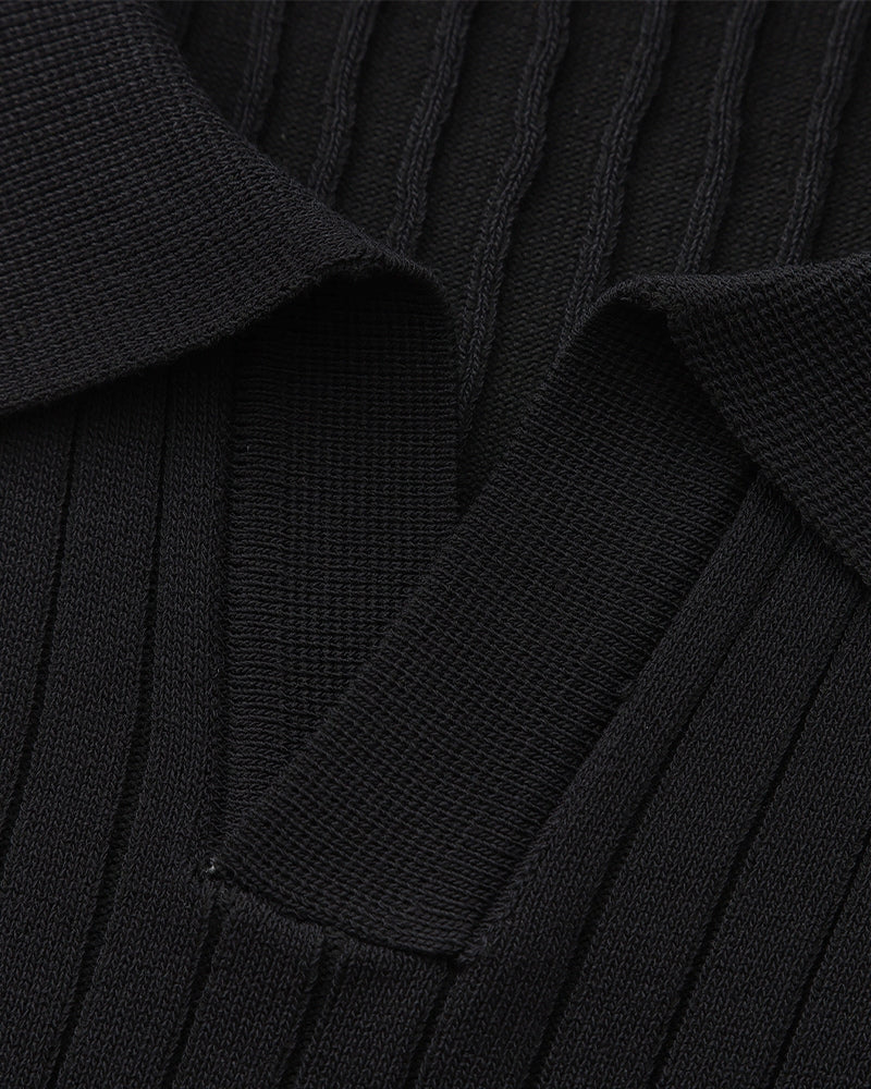 Premium Ribbed Polo - Brooksfor