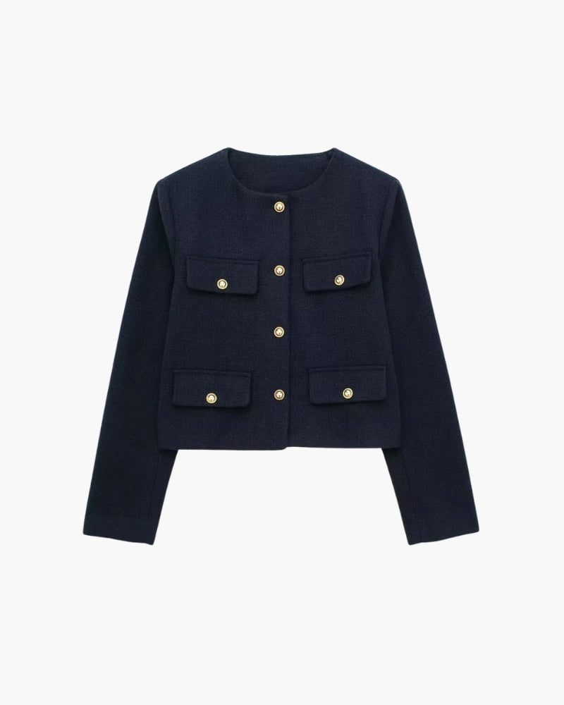 Savile Crop Blazer - Brooksfor